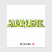 Marlene Name Kiwi Design Aufkleber Sticker (Vel)