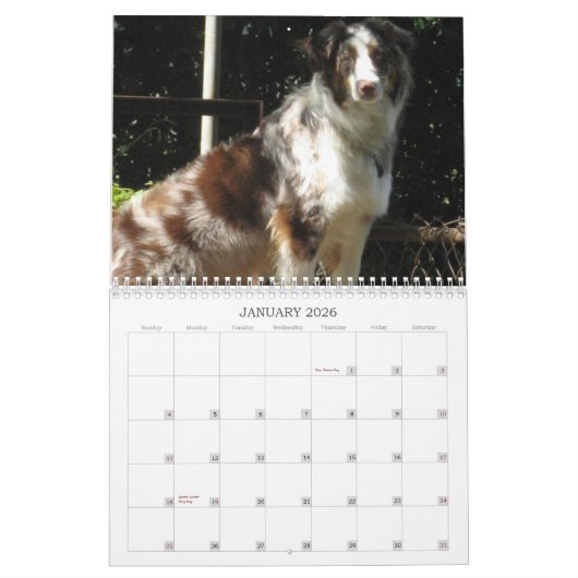 Marley Calendar Kalender (Jan 2026)