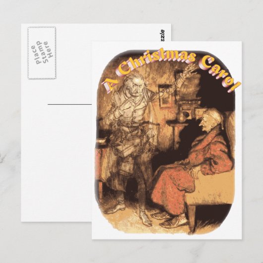 Marley en Scrooge Briefkaart (Voorkant / Achterkant)