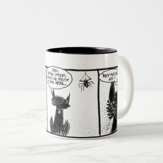 Marley Fish: Evolutie Tweekleurige Koffiemok (Voorkant rechts)