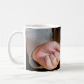 Marley heeft niks op me. koffiemok (Links)