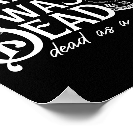 Marley Was Dead  Poster (Hoek)