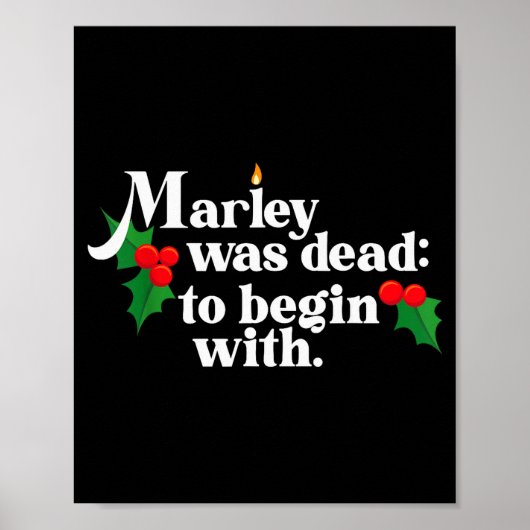 Marley Was Dead_ To Begin With Charles Ens Christm Poster (Voorkant)