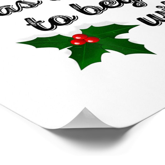 Marley Was Dead To Begin With Funny Novelty Christ Poster (Hoek)