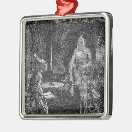 Marley's Ghost Metalen Ornament (Links)