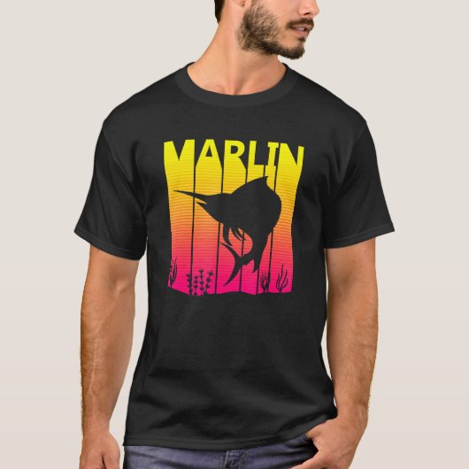 Marlijn Vis Retro T-shirt (Voorkant)