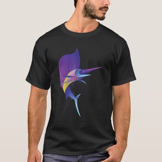 Marlijn Vis Springt T-shirt (Voorkant)