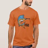Marlijn vissen  t-shirt (Voorkant)