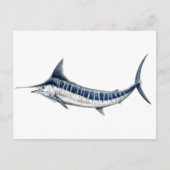 Marlin azul-redbubble briefkaart (Voorkant)