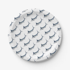 Marlin azul-redbubble papieren bordje