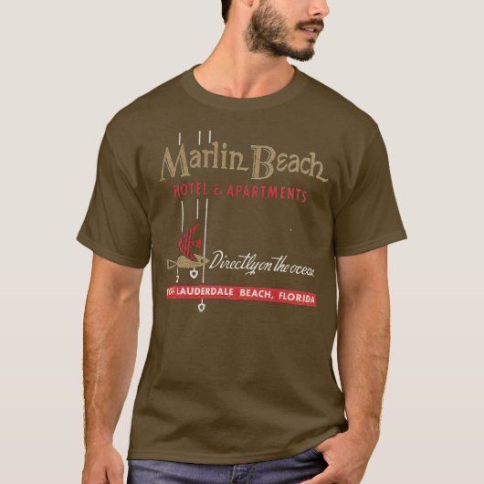Marlin Beach Hotel T-shirt (Voorkant)