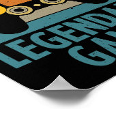 Marlin Cadeau Naam Gepersonaliseerd Grappig Gamen Poster (Hoek)