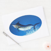 Marlin dansen ovale sticker (Envelop)