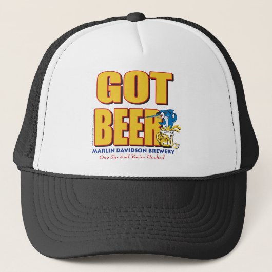 Marlin Davidsons Brewery - Kreeg Beer Trucker Pet (Voorkant)