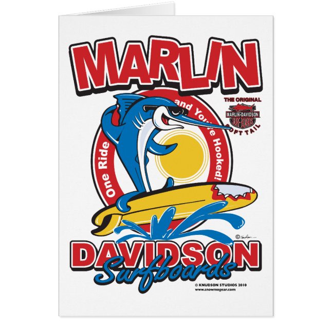 Marlin Davidsons Surfboards (Voorkant)