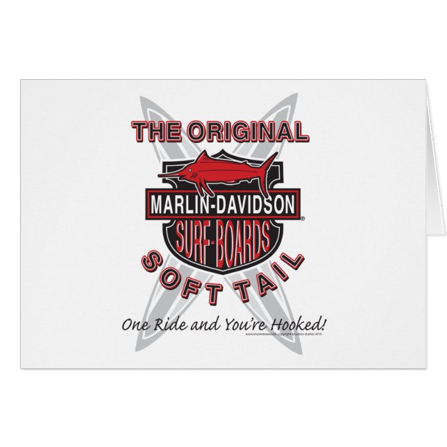Marlin Davidsons Surfplanken (Voorkant Horizontaal)