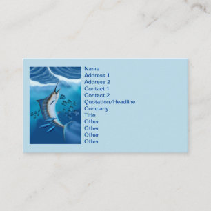 Marlin Fish Visitekaartje