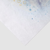 Marlin Fish Waterverf Tissuepapier (Detail)