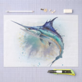 Marlin Fish Waterverf Tissuepapier (Craft)