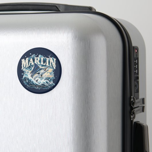 MARLIN Fishing Ocean Adventure Magneet (Insitu (bagage))