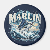 MARLIN Fishing Ocean Adventure Magneet (Voorkant)