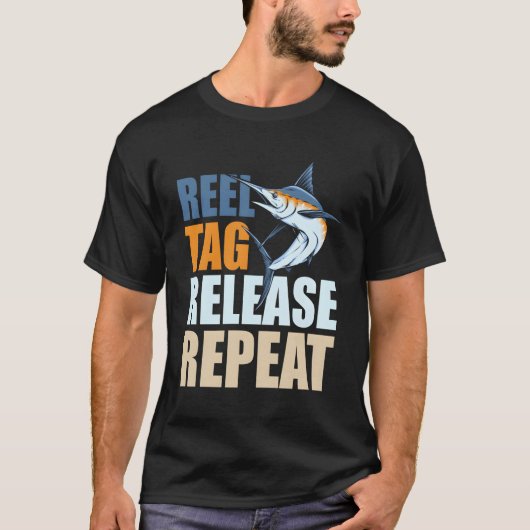 Marlin Gevist Label Release Protection Conservatio T-shirt (Voorkant)