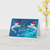 Marlin Holiday Kaart (Gele Bloem)