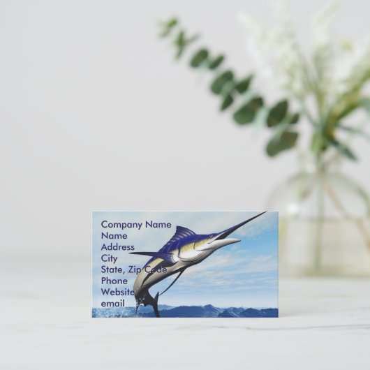 Marlin Jump Visitekaartje (Staand voorkant)