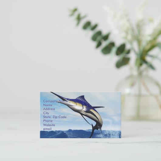 Marlin Jump Visitekaartje (Staand voorkant)
