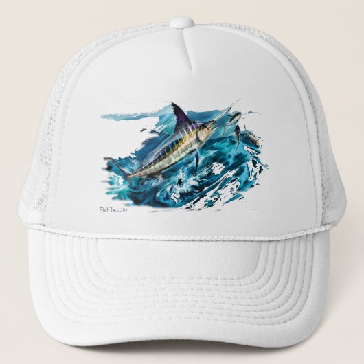 Marlin Jumping met Tuna Trucker Pet (Voorkant)