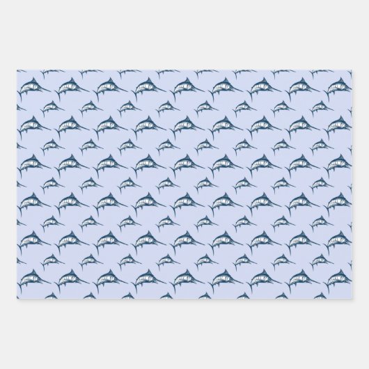 Marlin Pattern Bundle Inpakpapier Vel (Voorkant)