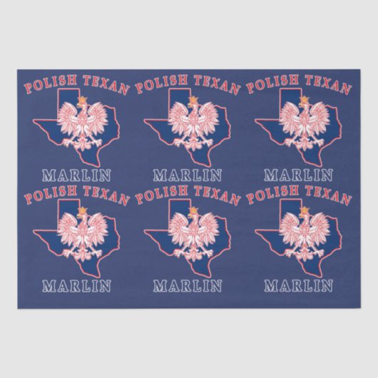 Marlin Poland Texan Tissuepapier (Voorkant)
