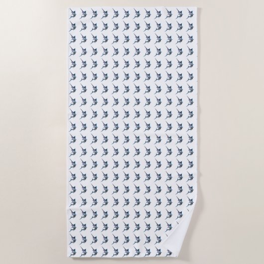 Marlin Profile Strandlaken (Voorkant)