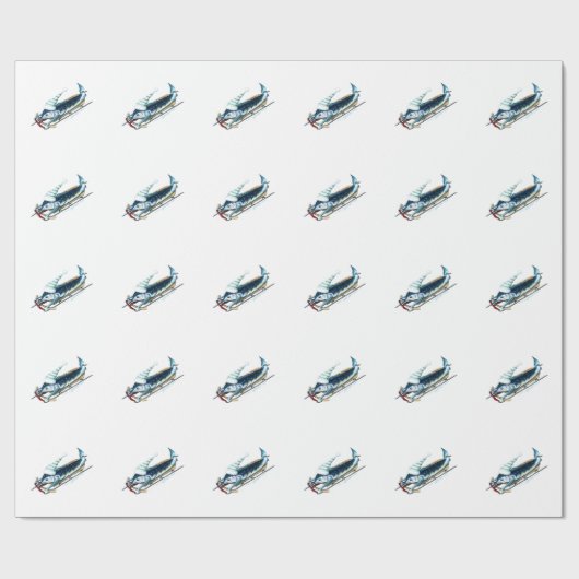 Marlin Sledding-cadeaupapier Cadeaupapier (Vlak)