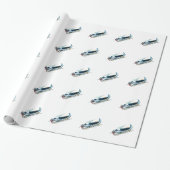 Marlin Sledding-cadeaupapier Cadeaupapier (Uitgerold)