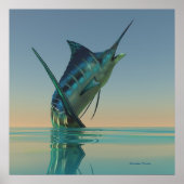 Marlin Sport Fish Print (Voorkant)
