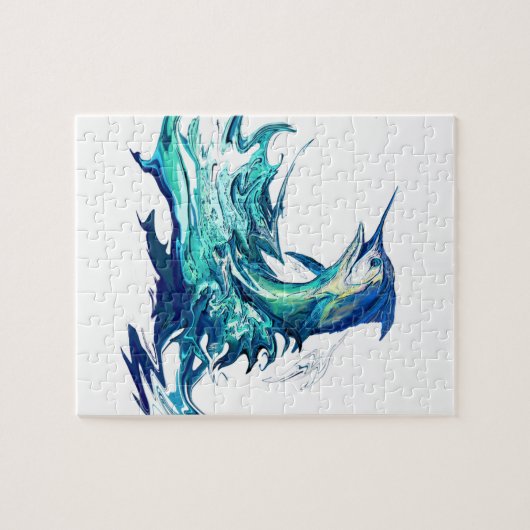 Marlin Sport Vissen Legpuzzel (Horizontaal)