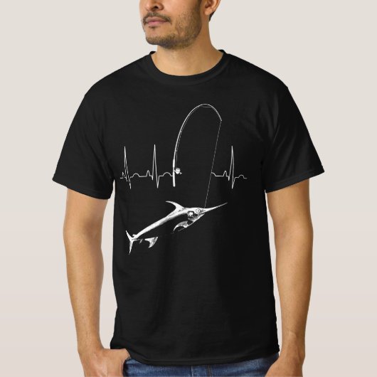 Marlin Sword Fish Swordfish T-Shirt (Voorkant)