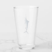 Marlin Swordfish Beer Pint Glas (Achterkant)