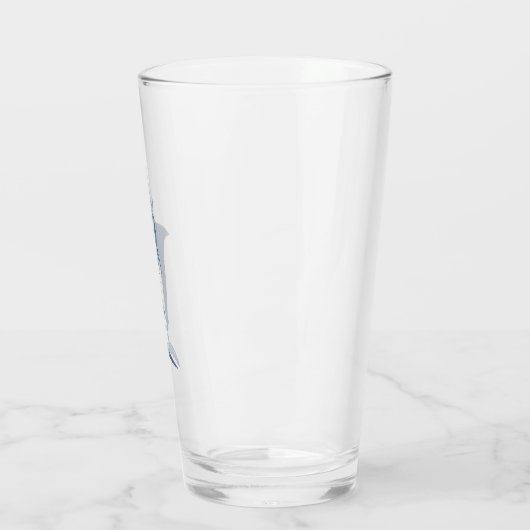 Marlin Swordfish Beer Pint Glas (Links)