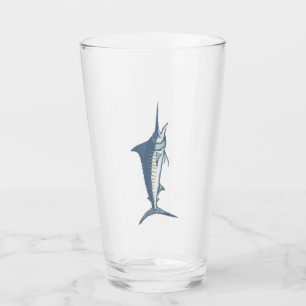 Marlin Swordfish Beer Pint Glas