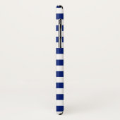 Marlin Szwaardvis Chrome on Nautical Stripes Case-Mate iPhone Case (Achterkant/links)