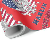 Marlin Texas Pools Amerikaans Cadeaupapier (Rol Hoek)