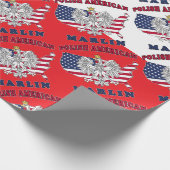 Marlin Texas Pools Amerikaans Cadeaupapier (Hoek)