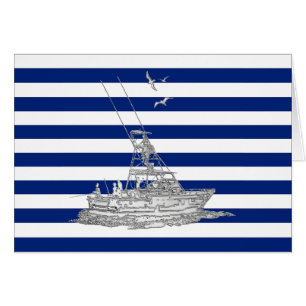 Marlin Vist Chrome over Nautical Stripes