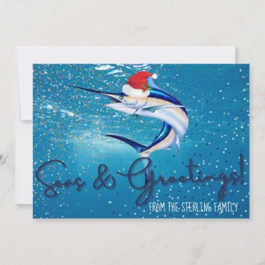 Marlin Vist Holiday Card Feestdagenkaart (Voorkant)