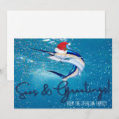 Marlin Vist Holiday Card Feestdagenkaart (Voorkant / Achterkant)