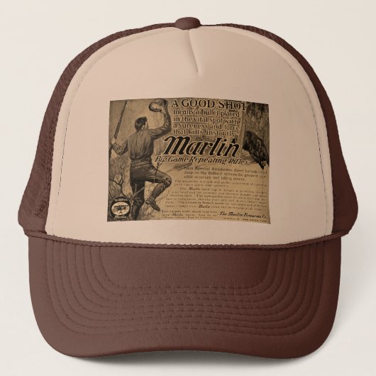  Marlin vuurwapens Goed gebaard en trucker Trucker Pet (Voorkant)