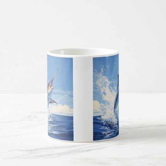 Marlin, zeilvis koffie mok (Center)