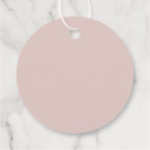 MARLO Blush en beige Pop als ze Pop Bedankjes Labels (Achterkant)